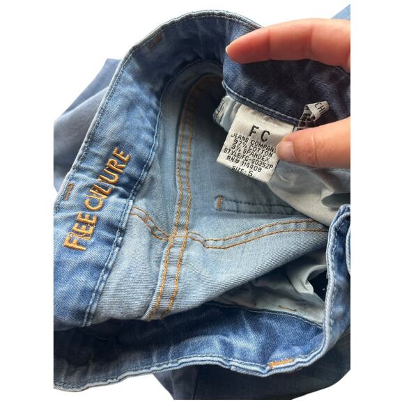 Free Culture denim jeans skinny stretch junior size 5 - Picture 4 of 5